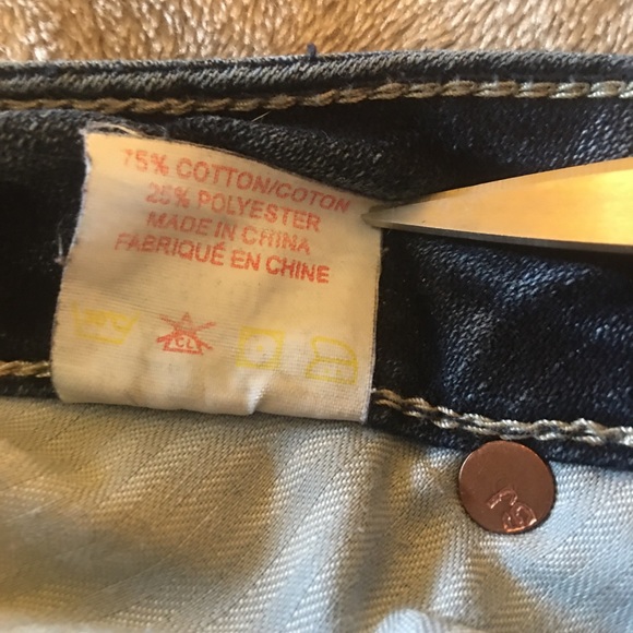 Silver Santorini Jeans Size 26 - Picture 3 of 9